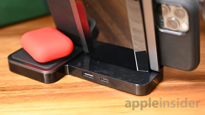 X-Doria Defense Dual Wireless Charger has USB-C in and USB-A out