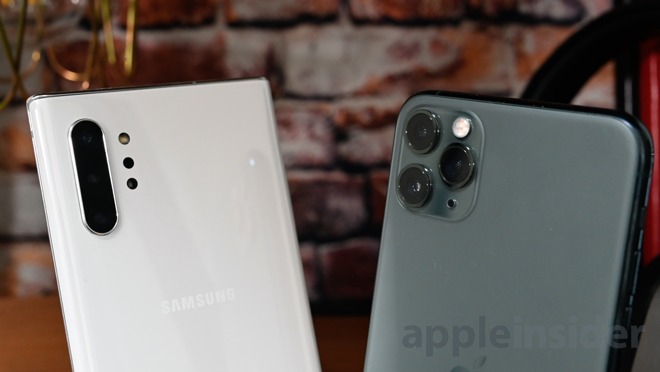 Cameras on the Note 10+ and iPhone 11 Pro Max