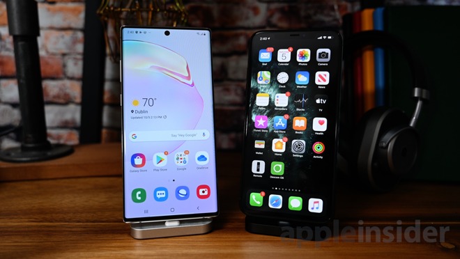 Samsung Galaxy Note 10+ against the iPhone 11 Pro Max
