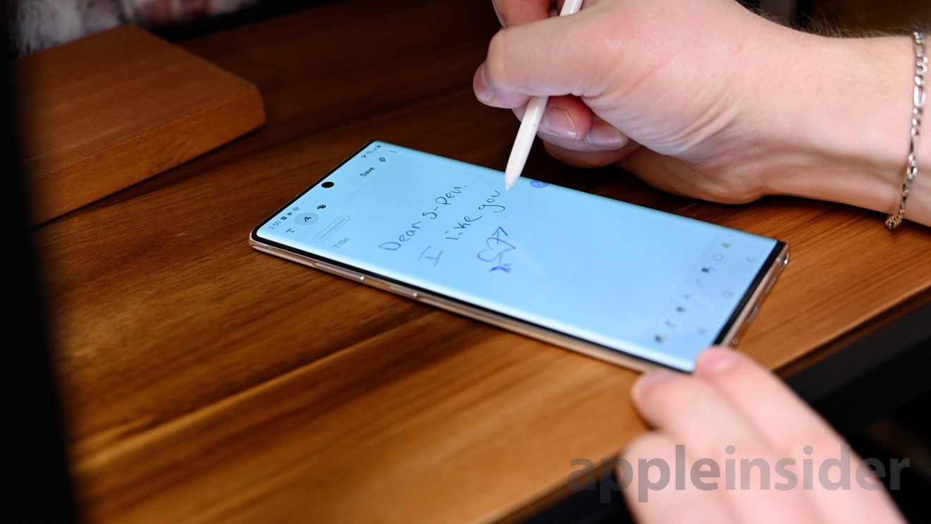S Pen on the Samsung Galaxy Note 10+