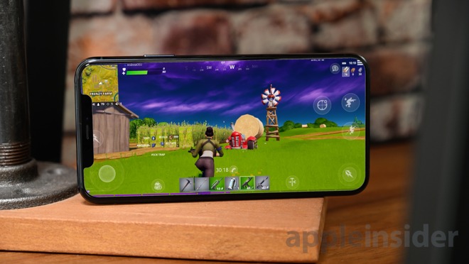 Fortnite on the iPhone 11 Pro Max