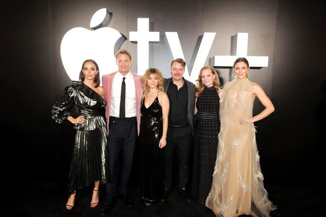 Left to right: Jodi Balfour, Joel Kinnaman, Sarah Jones, Michael Dorman, Wrenn Schmidt, Shantel VanSanten.