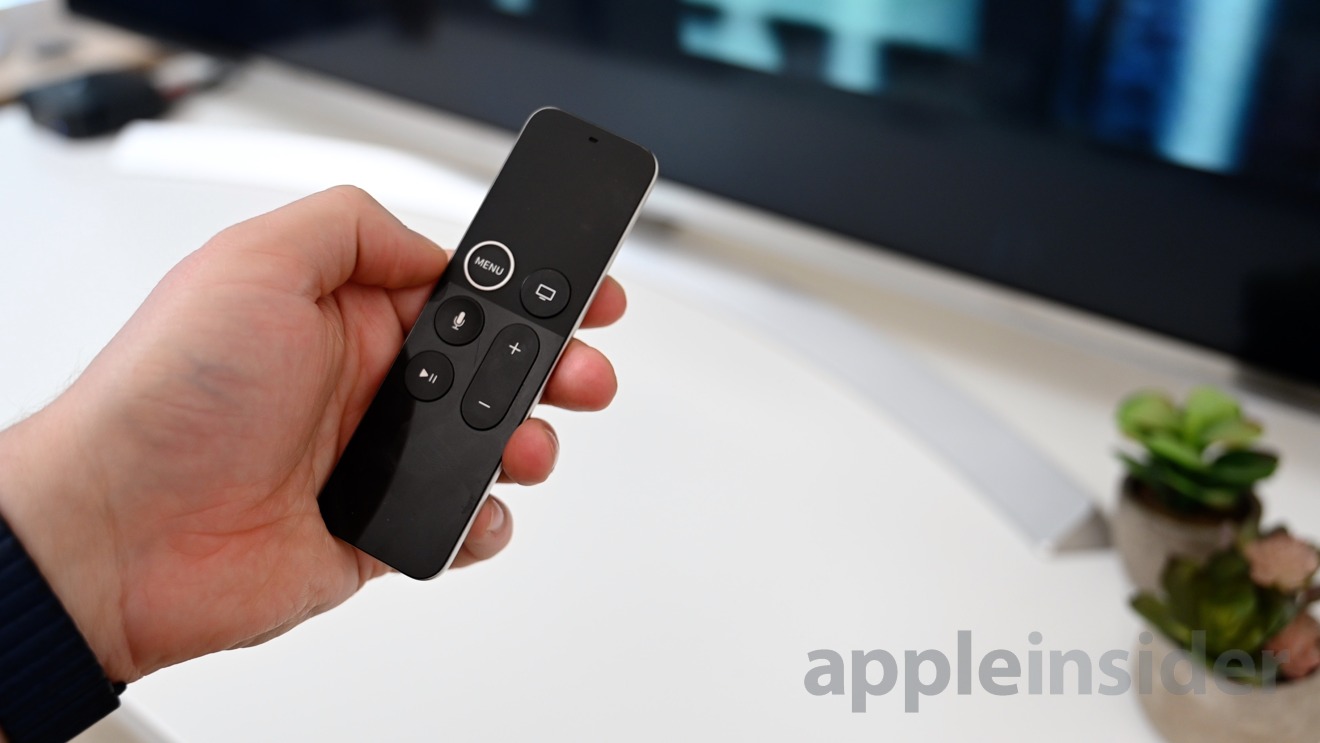 Siri remote for the Apple TV 4K