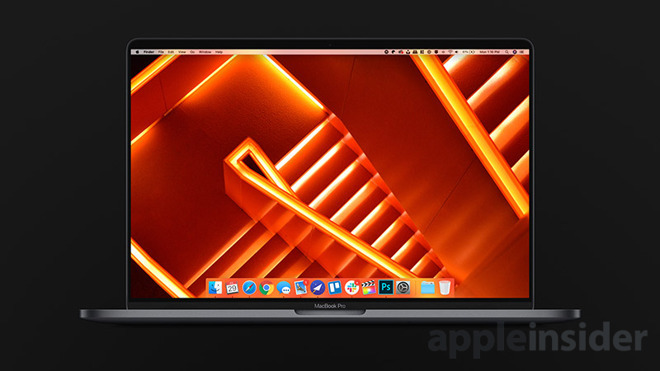 Rendering of Apple's rumored 16-inch MacBook Pro.