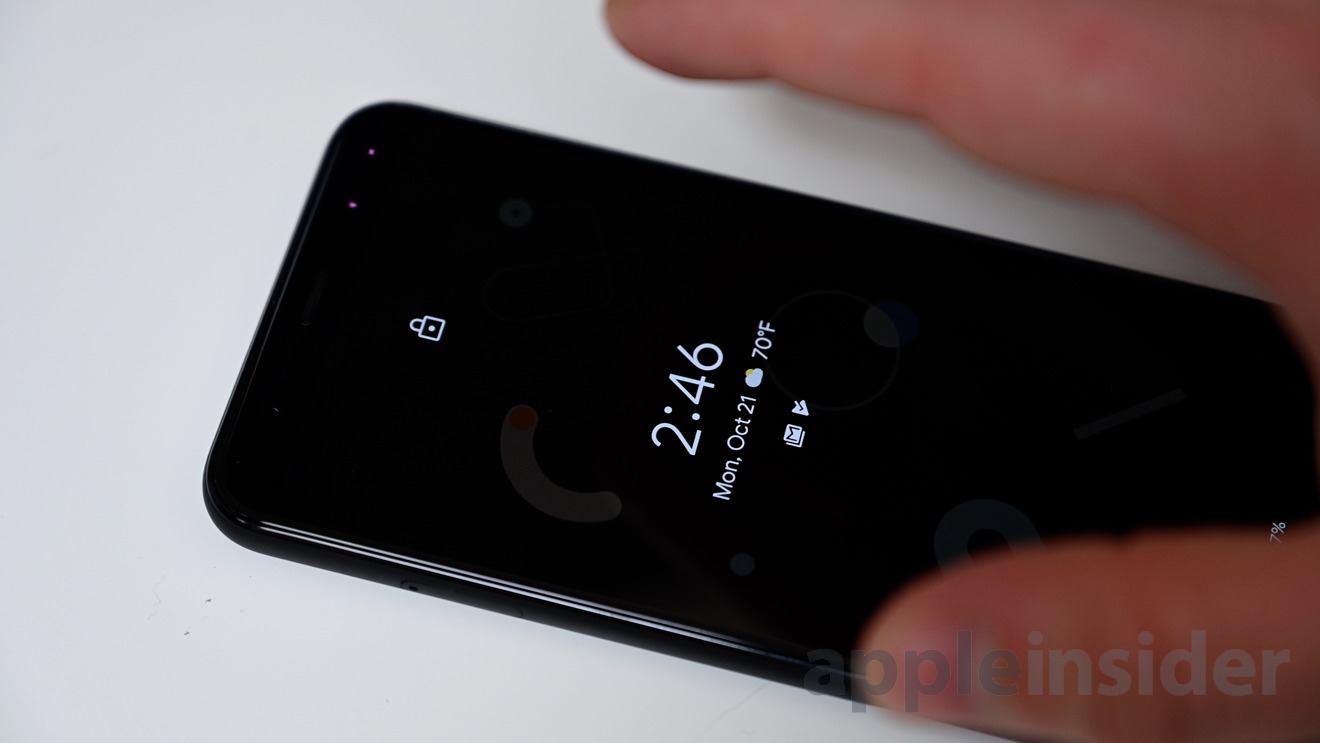 Motion Sense starting the unlock process before the Pixel 4 is even touched