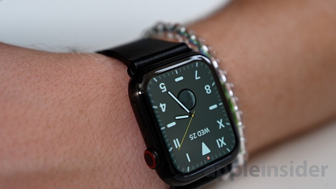 Apple Watch Series 5 Always-On display