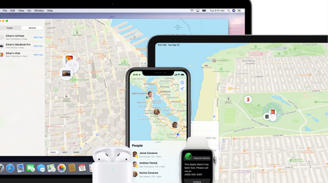 Apple's Find My app is to be extended to include tracking AirTags