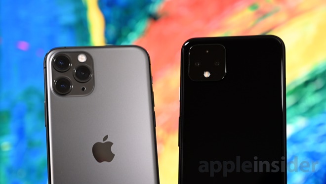 iPhone 11 Pro 카메라 vs. Pixel 4