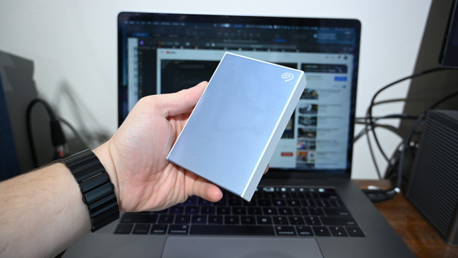 Seagate Backup Plus Portable in hand