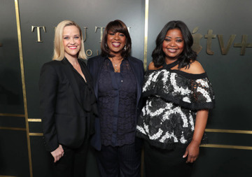 L-R: Executive producer Reese Witherspoon, creator/showrunner Nichelle Tramble, star Octavia Spencer