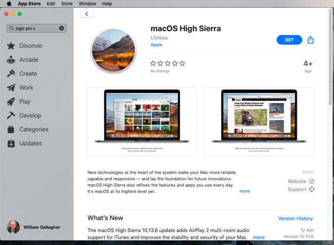 download high sierra without app store