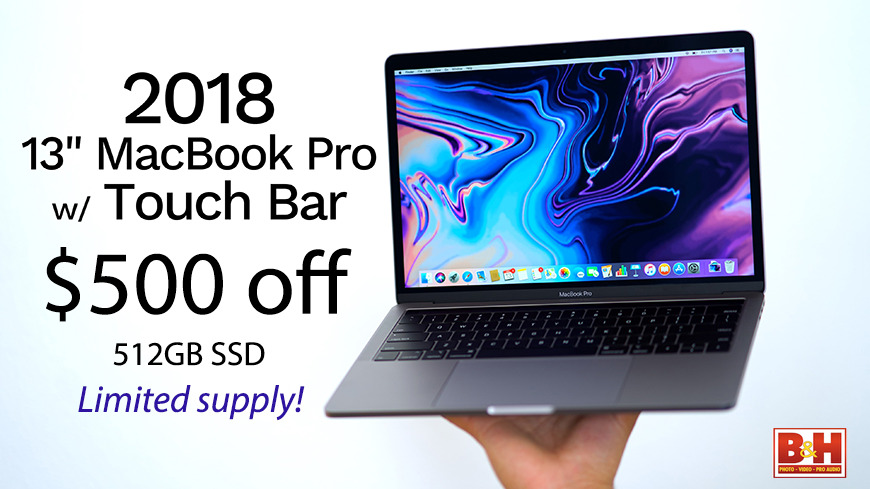 Killer deal: Apple's 13-inch MacBook Pro with 512GB SSD for $1,499 