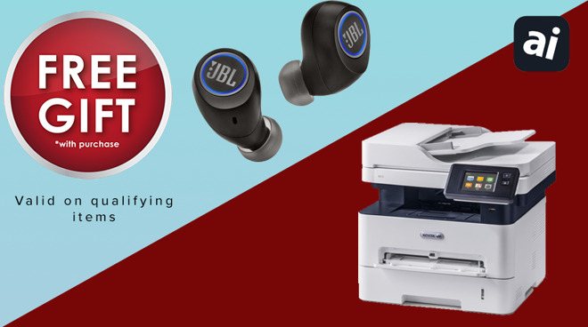 Free JBL earbuds with MacBook Air
