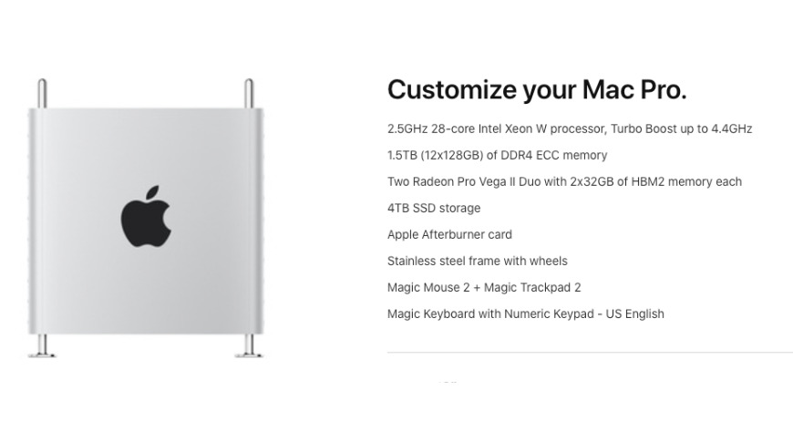 Apple mac pro deals price