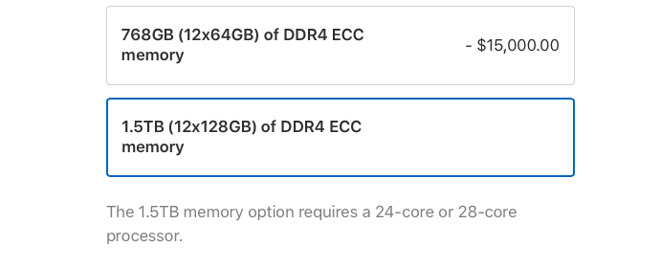 Certain RAM configurations demand you get certain processors