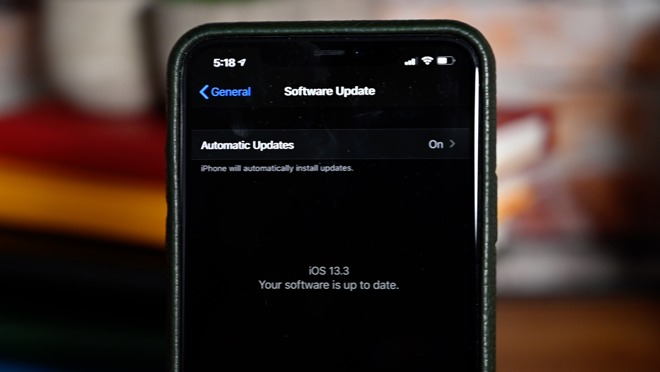 Apple's most recent iOS 13.3 update