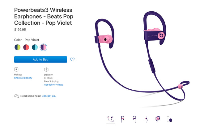 Powerbeats 3 comes in many colors