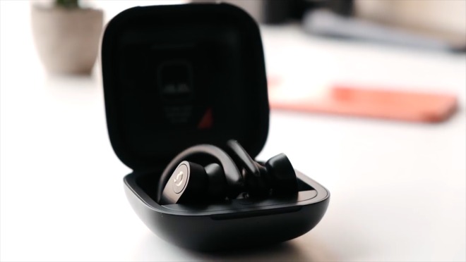 Powerbeats Pro in their case