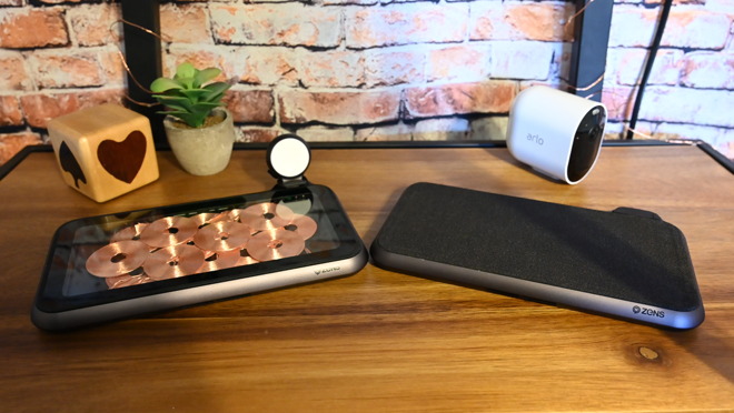 The glass and fabric versions of the Zens Liberty free placement wireless charger