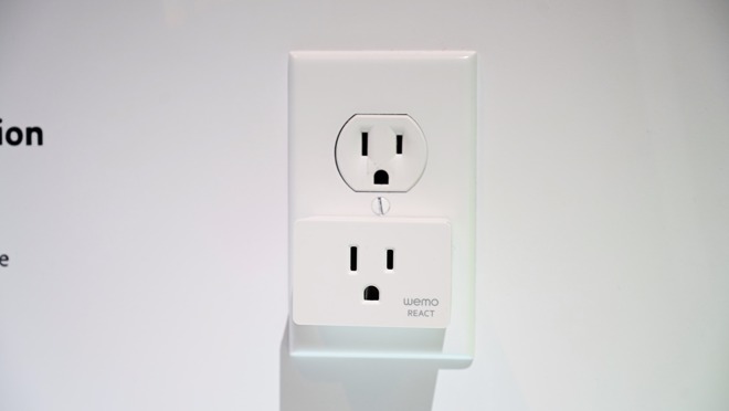 The new WeMo React HomeKit outlet