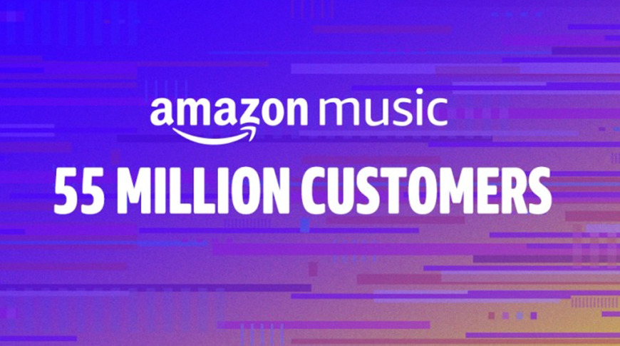 Amazon Music gaining on Spotify & Apple Music with 55 million