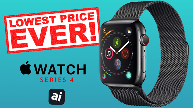 price drop on Apple Watch Series 4 