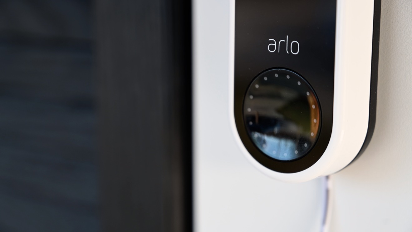 Arlo Video Doorbell ring button