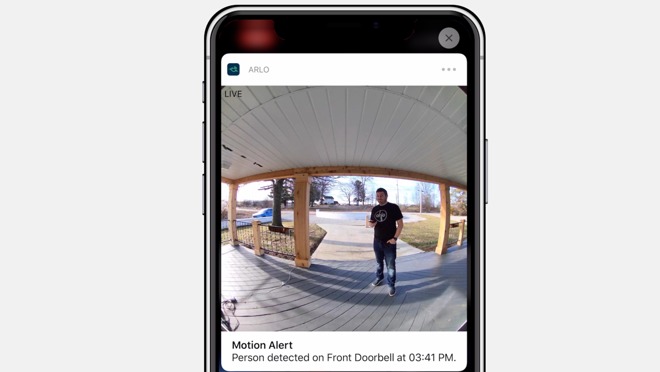 Arlo Video Doorbell sample square video