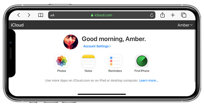 iCloud.com offers native support for Android and iOS mobile web browsers