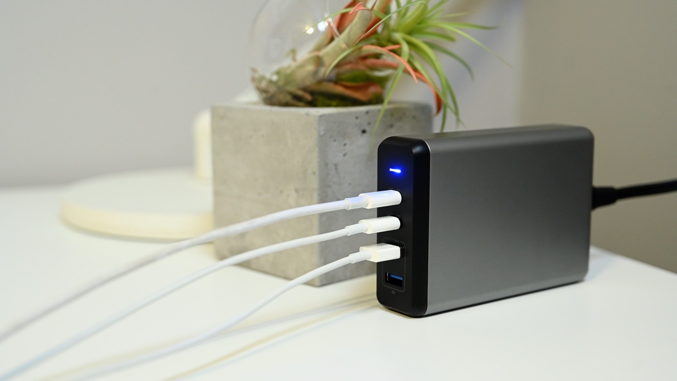 Satechi 108w pro usb c pd desktop charger обзор