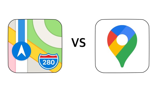 Apple Maps vs Google Maps