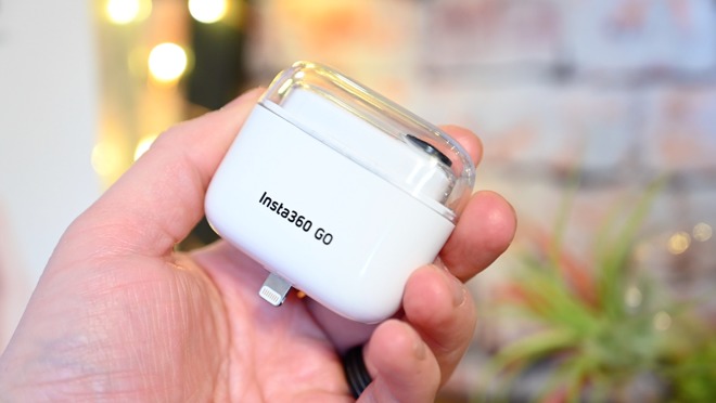 The Insta360 GO charging case