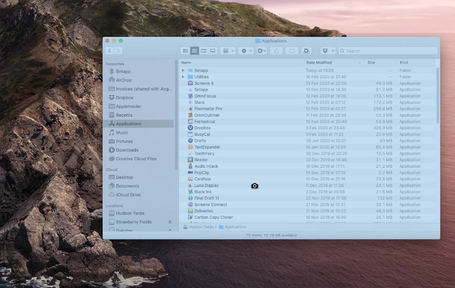 screenshot mac pro screenshot