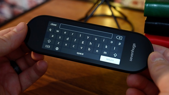 SevenHugs Smart Remote X keyboard