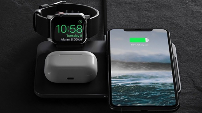 Nomad Base Station Apple Watch Edition with iPhone