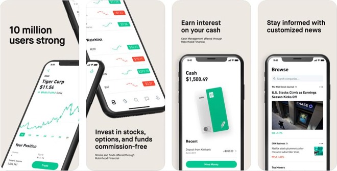 Robinhood's premise is to make stock trading easy and basically free.