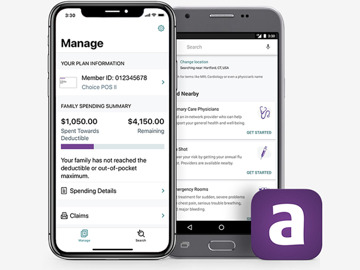 Aetna is just an example. Download the app created by your own health care providers.