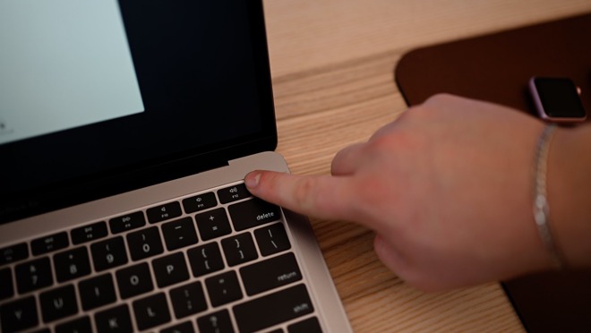 2019 MacBook Air keyboard, with butterfly keyboard