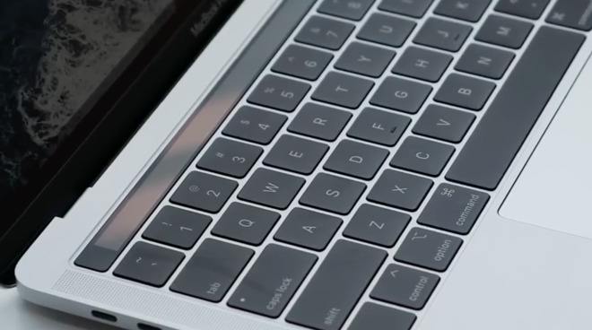 The Touch Bar could be augmented by the ability to detect finger movement above it.