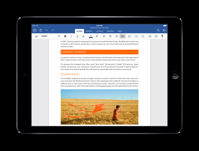 Microsoft took its time bringing Word to the iPad.