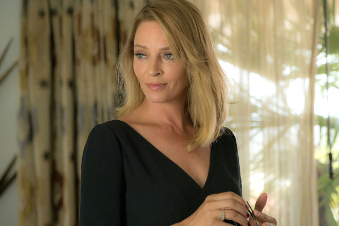 Uma Thurman plays a prominent businesswoman whose son is kidnapped in action thriller 