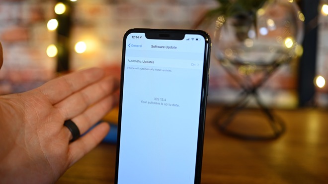 The iOS 13.4 update for iPhone