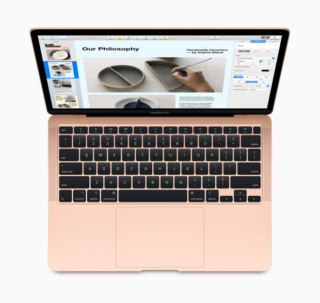 New Magic Keyboard on the 2020 MacBook Air