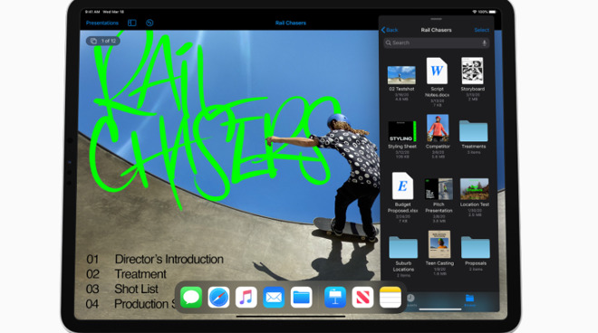 Apple's Keynote presentation app is one of the iWork suite about to be updated