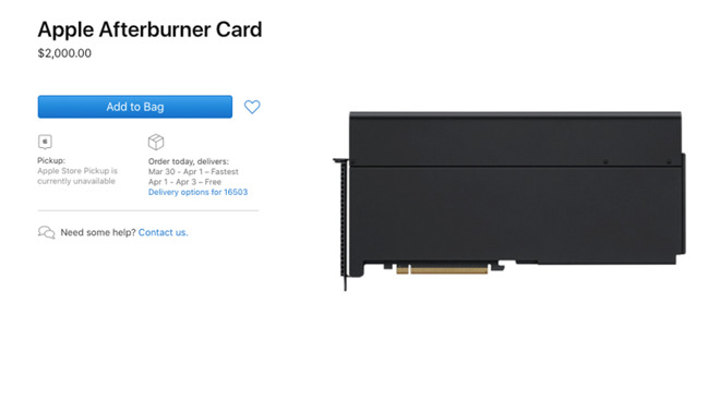 afterburner card for pc