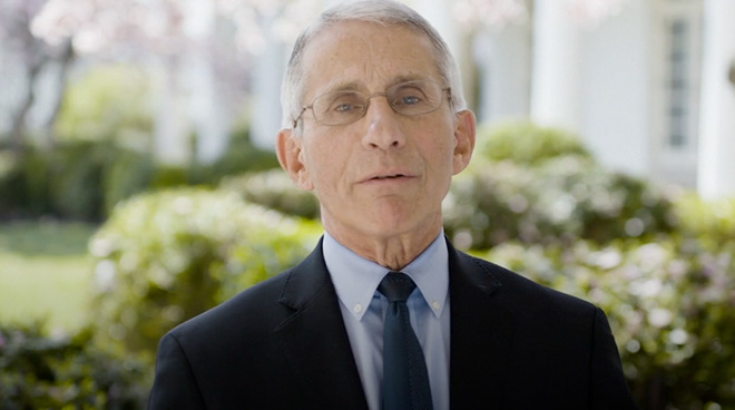 Dr. Fauci explains the importance of social distancing | Image: Apple Music