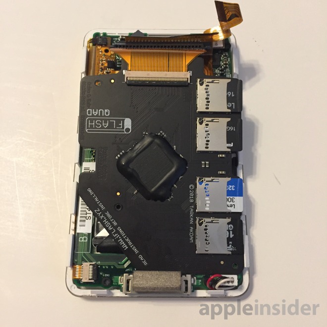 Internal hardware of Apple iPod Classic