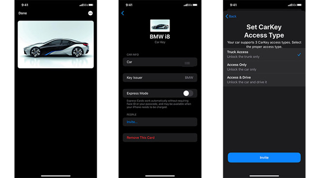 photo of Supposed Apple CarKey screenshots reveal how digital key feature works image