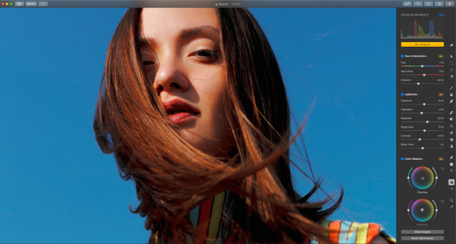 Pixelmator Pro's new color picker and greater performance improves color adjustments too.