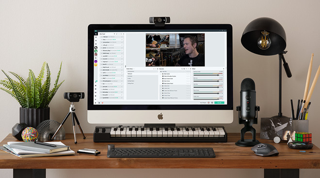 photo of Logitech launching Streamlabs OBS on macOS image